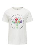 Kogemma Life Reg S/S Flower Top Jrs Noos Tops T-shirts Short-sleeved W...