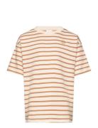 Tnnero Os S_S Tee T-shirts Short-sleeved Beige The New