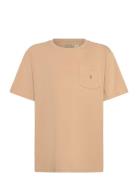 26/1 Jersey-Ss Pkt Tee-Kn-Tsh Tops T-shirts Short-sleeved Beige Ralph ...