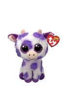 Ethel - Purple Spots Cow Reg Toys Soft Toys Stuffed Animals Multi/patt...