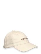 Logo Calvin Klein Emb On Denim Accessories Headwear Caps Cream Calvin ...