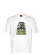 Te_Wagon Tops T-shirts Short-sleeved White BOSS