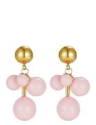 Brea Enamel Earring Korvakoru Korut Pink Bud To Rose