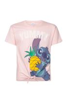 Tshirt Tops T-shirts Short-sleeved Pink Lilo & Stitch