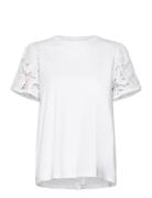 Lr-Kowa Tops T-shirts & Tops Short-sleeved White Levete Room