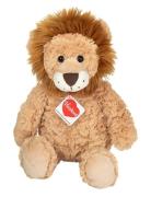 Lion Liam 32 Cm Toys Soft Toys Stuffed Animals Brown Teddy Hermann