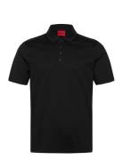 Dimerspoly Tops Polos Short-sleeved Black HUGO