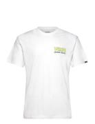 Shop Front Ss Tops T-shirts Short-sleeved White VANS