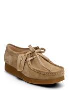 Wallabeeevosh D Nauhakengät Matalapohjaiset Kengät Beige Clarks