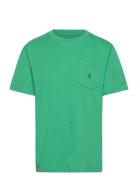 26/1 Jersey-Ss Pkt Tee-Kn-Tsh Tops T-shirts Short-sleeved Green Ralph ...
