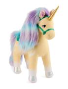 Unicorn Academy Leaf Plush 38 Cm Toys Soft Toys Stuffed Animals Multi/...