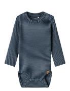 Nbnberro R Ls Body Bodies Long-sleeved Blue Name It