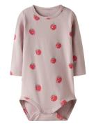 Nbfvandora Ls Body Box Bodies Long-sleeved Pink Name It