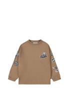Rube Tops T-shirts Long-sleeved T-shirts Brown Molo