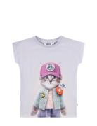 Ragnhilde Tops T-shirts Short-sleeved Purple Molo