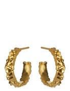 Aio Medium Accessories Jewellery Earrings Hoops Gold Maanesten