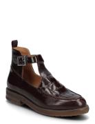 Shoes Shoes Boots Ankle Boots Ankle Boots Flat Heel Brown Billi Bi