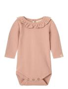 Nbfluna Ls Slim Body Lil Bodies Long-sleeved Pink Lil'Atelier