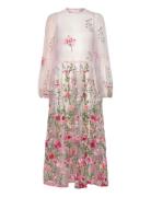 Fuschia Dress Polvipituinen Hame Pink A-View