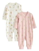 Pyjamas Aop 2 Pack Pyjama Sie Jumpsuit Haalari Multi/patterned Lindex