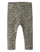 Nbfleoana Legging Bottoms Leggings Beige Name It