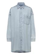 2X1 Denim-Lsl-Bfs Lyhyt Mekko Blue Polo Ralph Lauren