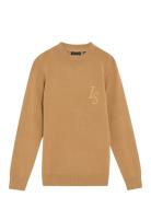 L&S Monogram Crew Neck Jumper Tops Sweat-shirts & Hoodies Sweat-shirts...