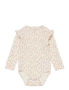 Bodystocking Bodies Long-sleeved Cream Sofie Schnoor Baby And Kids