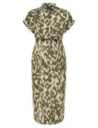 Olmhannover Life S/S Shirt Dress Noos Polvipituinen Mekko Khaki Green ...