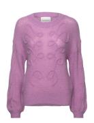 Karessa Knit Tops Knitwear Jumpers Pink Noella