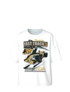 Nkmvictor Ss Nreg Top Tops T-shirts Short-sleeved White Name It
