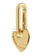Charm Rough Heart Pendant Kaulakoru Riipukset Gold Pilgrim