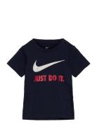 Te-S/S Tee Tops T-shirts Short-sleeved Black Nike