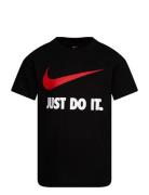 Te-S/S Tee Tops T-shirts Short-sleeved Black Nike