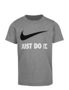 Te-S/S Tee Tops T-shirts Short-sleeved Grey Nike