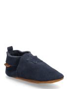 Elastic Slipper Suede Aamutossut Sisäkengät Navy En Fant