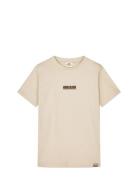Printed Logo Thorlino Tee Tops T-shirts Short-sleeved Cream Mads Nørga...