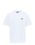 Osjfred Life Rlx Ss Label Tee Noos Tops T-shirts Short-sleeved White O...