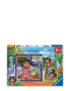 Dora The Explorer 3X49P Toys Puzzles And Games Puzzles Classic Puzzles...