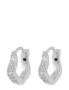 Essential Curve Crystal Small Ring Ear Accessories Jewellery Earrings ...