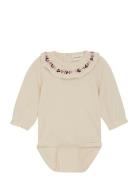 Body Ls Pitkähihainen Body Cream Minymo