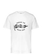 Knots T-Shirt Tops T-shirts Short-sleeved White Makia