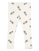 Tnsbpippa Rib Leggings Bottoms Leggings White The New