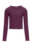Kognella L/S O-Neck Top Jrs Noos Tops T-shirts Long-sleeved T-shirts P...