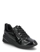 Women Lace-Up Matalavartiset Sneakerit Tennarit Black Tamaris