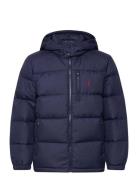 Ripstop Down Hooded Jacket Toppatakki Navy Ralph Lauren Kids