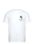 Rearing T-Shirt Tops T-shirts Short-sleeved White Makia
