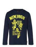 Lwtaffy 606 - T-Shirt L/S Tops T-shirts Long-sleeved T-shirts Navy LEG...