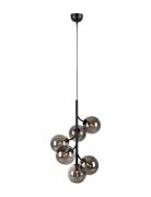 Callisto Pendant 6L Black/Smoke Home Lighting Lamps Ceiling Lamps Pend...