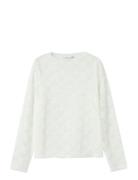 Nkfnace Ls Top Tops T-shirts Long-sleeved T-shirts White Name It